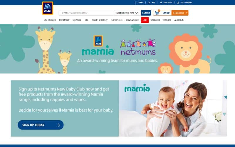 Free Baby Samples and Offers in the UK (2023 Update)_Aldi Mamia Nappies