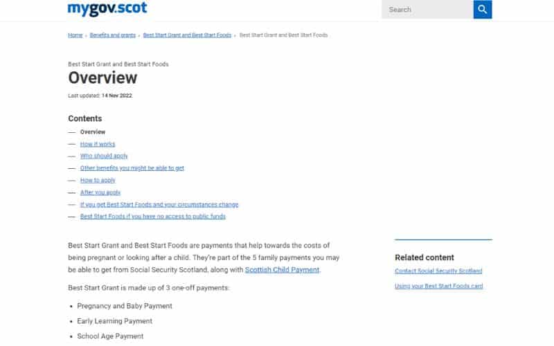  Free Baby Samples and Offers in the UK (2023 Update)_Best Start Baby Payment (Scotland only)