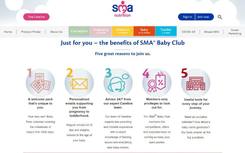 Free Baby Samples and Offers in the UK (2023 Update)_SMA Baby Club 