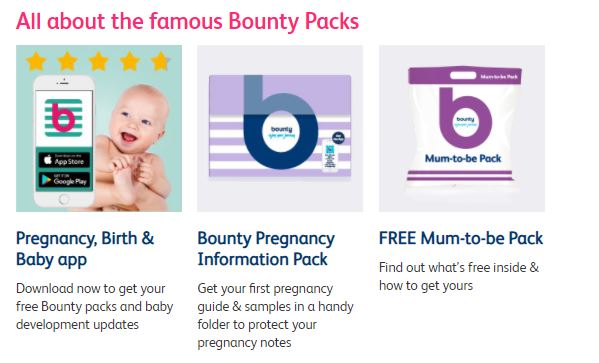 An online ad about baby products for Free Baby Samples and Offers