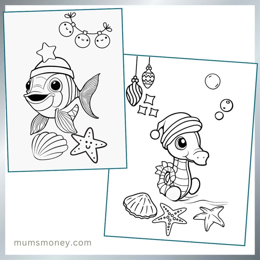 Fish and Seahorse