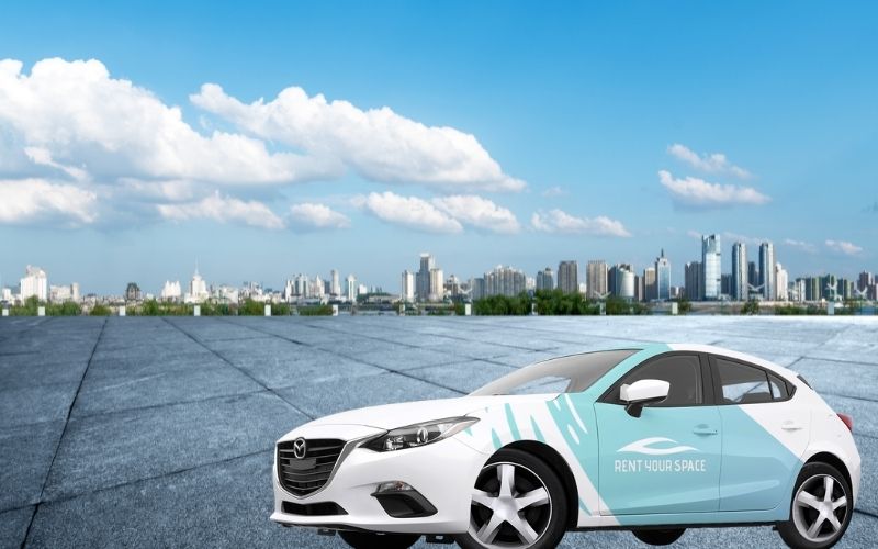 word rent your space on a car