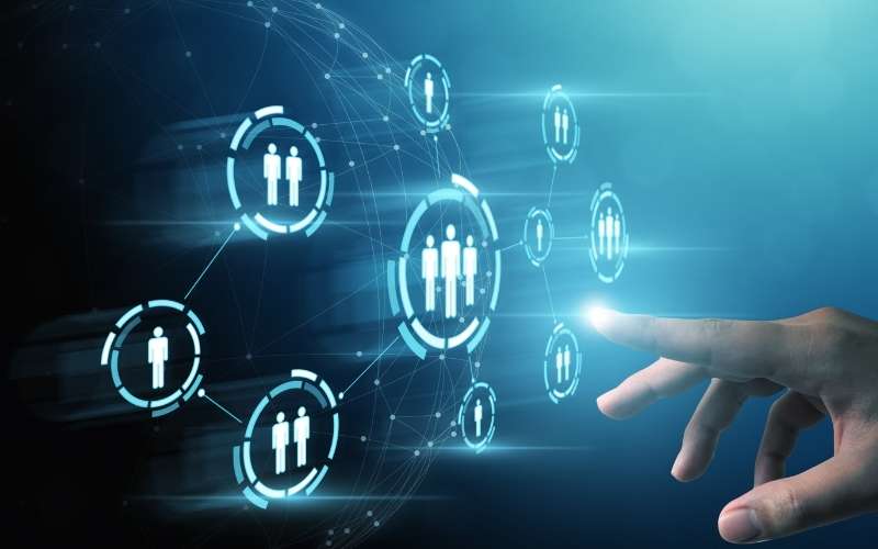 Human resource management and recruitment employment business concept